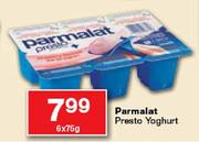 Parmalat Presto Yoghurt-6 x 75gm