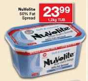 NuVolite 50% Fat Spread-1.2kg Tub
