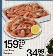 Headless Prawns-2kg Box