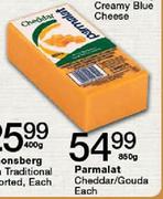 Parmalat Cheddar/Gouda-850gm Each