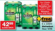 Heineken Beer NRB-6 x 330ml Each