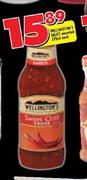 Wellington's Sauce Assorted-375ml Each