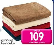 Glodina French Velour Bath Sheet-Each