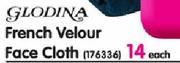 Glodina French Velour Face Cloth-Each