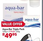 Aqua-BarTriple Pack-3 x 120g Plus 120g