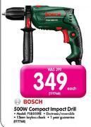 Bosch 500W Compact Impact Drill-Each