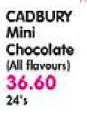 Cadbury Mini Chocolate-24's