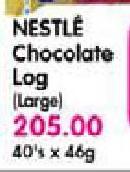 Nestle Chocolate Log-40x46g