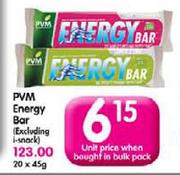 PVM Energy Bar- 45g