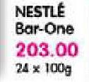 Nestle Bar One-24 x 100g