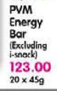 PVM Energy Bar - 20x45g 