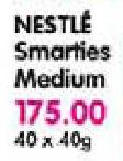 Nestle Smarties Medium-40 x 40g