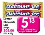 Nestle Chocolate Log-46g Each