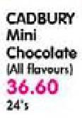 Cadbury Mini Chocolate - 24's