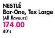 Nestle Bar-One, Tex Large- 40's