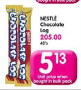 Nestle Chocolate Log- Each
