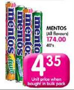 Mentos- Each