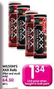 Wilson's XXX Rolls(Mint & Musk Only)-Each