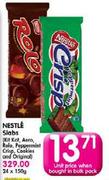 Nestle Slabs(Kit kat, Aero, Peppermint Crisp, Cookies & Original)-150gm Each