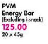 Pvm Energy Bar-20X45g