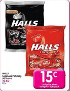 Halls Lozenges Poly Bag(All Flavours)-72's
