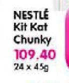Nestle Kit Kat Chunky-24x45gm