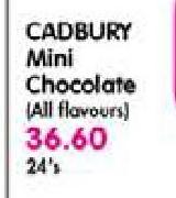Cadbury Mini Chocolate-24's