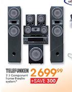 Telefunken 2.1 Component Home Theatre System-Each