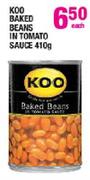 Koo Baked Beans In Tomato Sauce - 410g Each