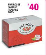 Five Roses Tagless Teabags-200's