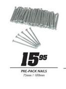 Pre-Pack Nails-75mm/100mm