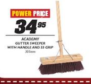 Academy Gutter Sweeper With Handle And 55 Grip-305mm