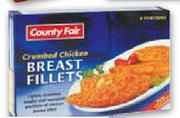 County Fair Crumbed Chicken Breast Fillets Assorted-400g Each