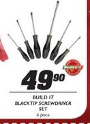 Build It Blacktip Screwdriver Set-6 Piece