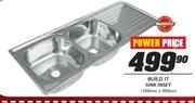 Build It Sink Inset-1200mmx480mm