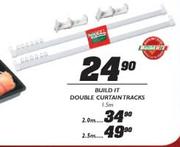 Build It Double Curtain Tracks-1.5m