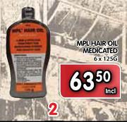 MPL Hair Oil Medicated-6x125g