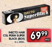 Inecto Hair Col Perm Super Black(Box)-6x28ml
