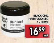 Black Chic Hair Food Reg-1x500ml 