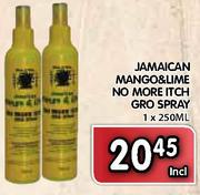 Jamaican Mango & Lime No More Itch Gro Spray-1x250ml