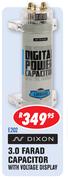Dixon 3.0 Farad Capacitor With Voltage Display-E202