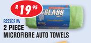 2 Piece Microfibre Auto Towels-R227021W