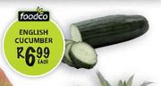 Foodco English cucumber-Each
