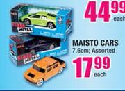 Maisto Cars Assorted - 7.6cm Each