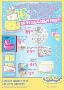 The Crazy Store : Sweet 16 Birthday Bash (1 Aug - 1 Sep 2013), page 2