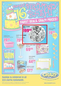 The Crazy Store : Sweet 16 Birthday Bash (1 Aug - 1 Sep 2013), page 2