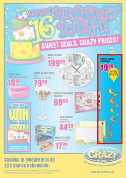 The Crazy Store : Sweet 16 Birthday Bash (1 Aug - 1 Sep 2013), page 2