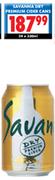 Savanna Dry Premium Cider Cans-24x330ml
