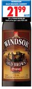 Windsor Old Brown Sherry-750ml