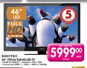 Sinotec 46" (117cm) Full HD LED TV (STL-46KC51F)